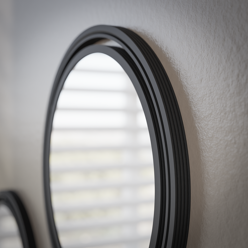 Set Of 3 Globe Mirror from Modernized Pottery