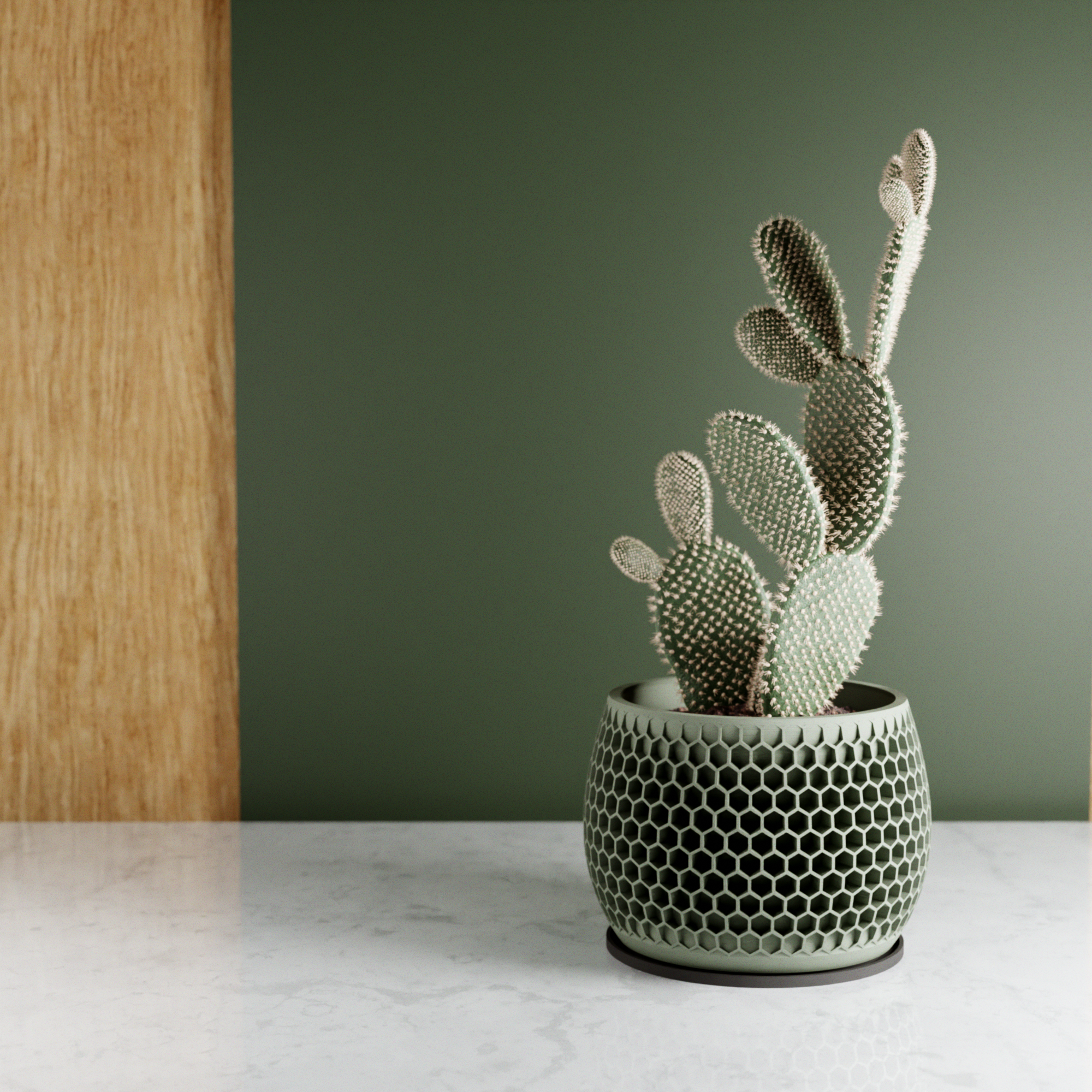 Honeycomb Planter from Modernized Pottery