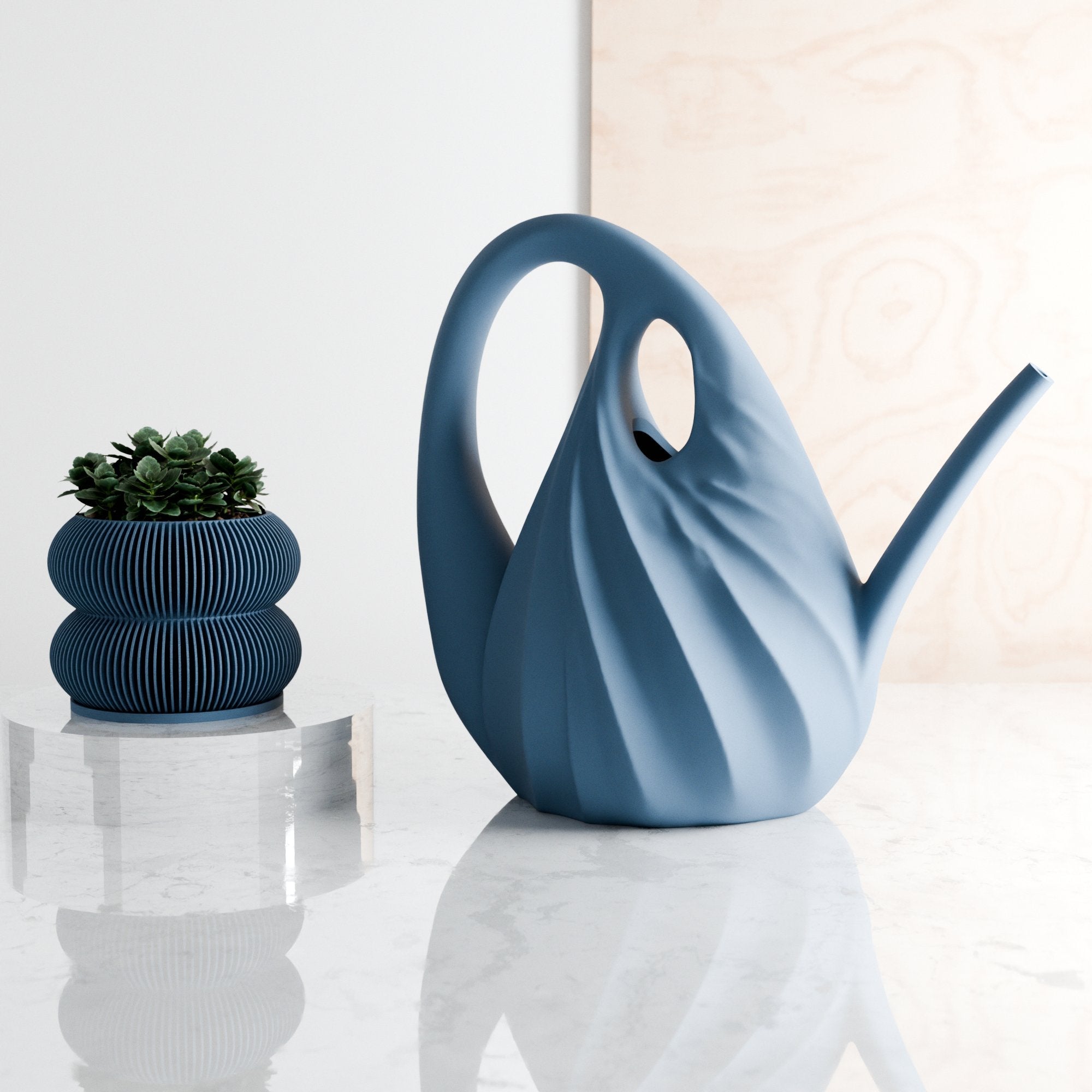 Swirl Watering Can from Modernized Pottery