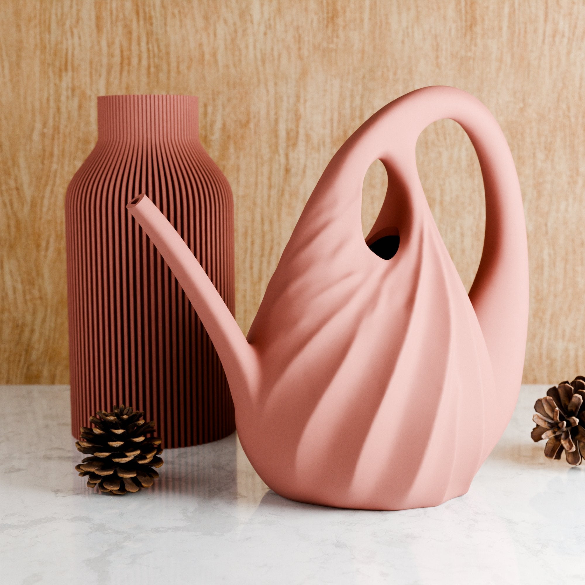 Swirl Watering Can from Modernized Pottery