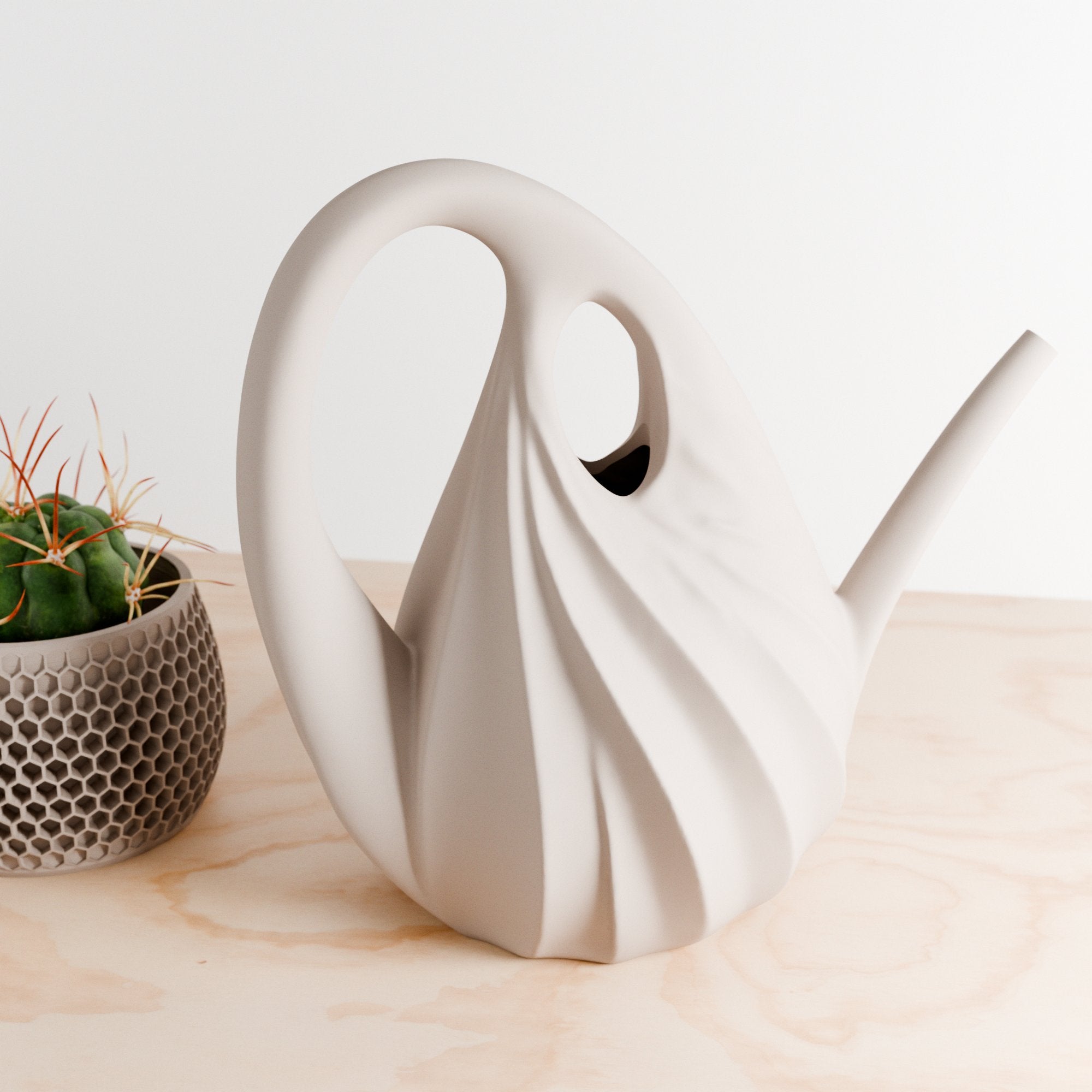 Swirl Watering Can from Modernized Pottery