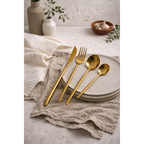 Monaco Gold Flatware Set - 16 Piece