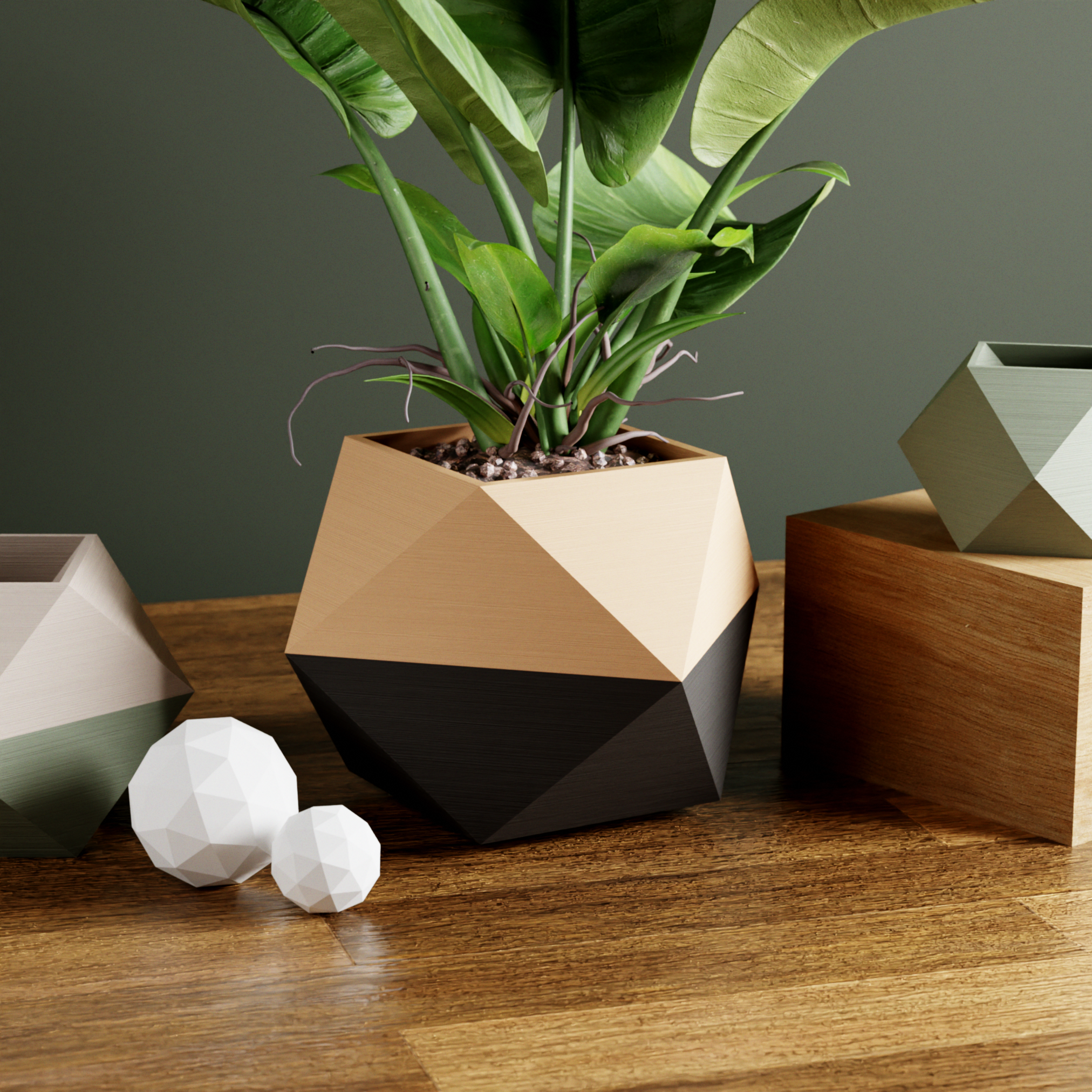 Ico Planter from Modernized Pottery