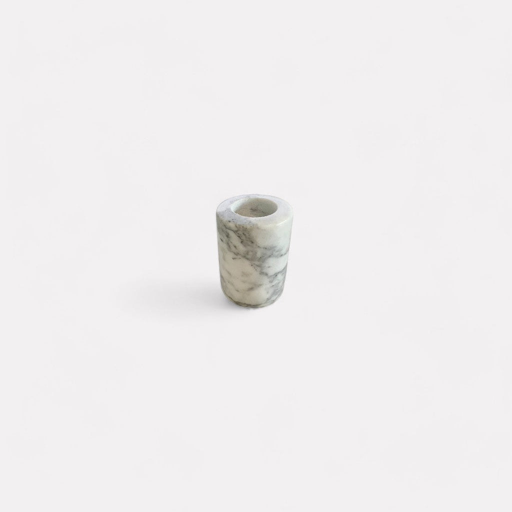 Luna Marble Taper Holder, Three Sizes