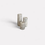 Luna Marble Taper Holder, Three Sizes