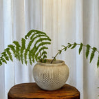 Linden Concrete Vessel Natural Sandstone or Rustic Umber, 8"D X 6"H