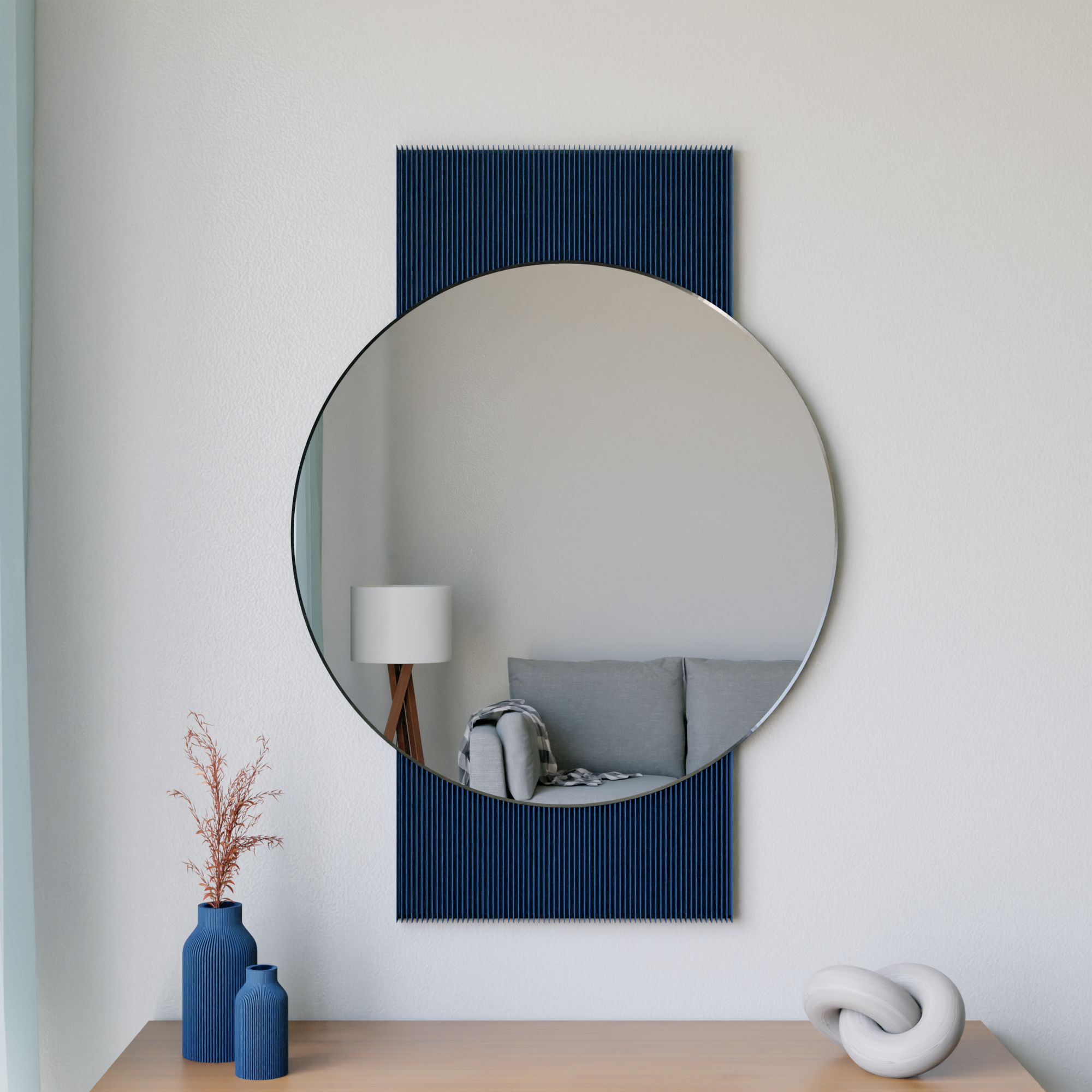 Sol Mirror from Modernized Pottery