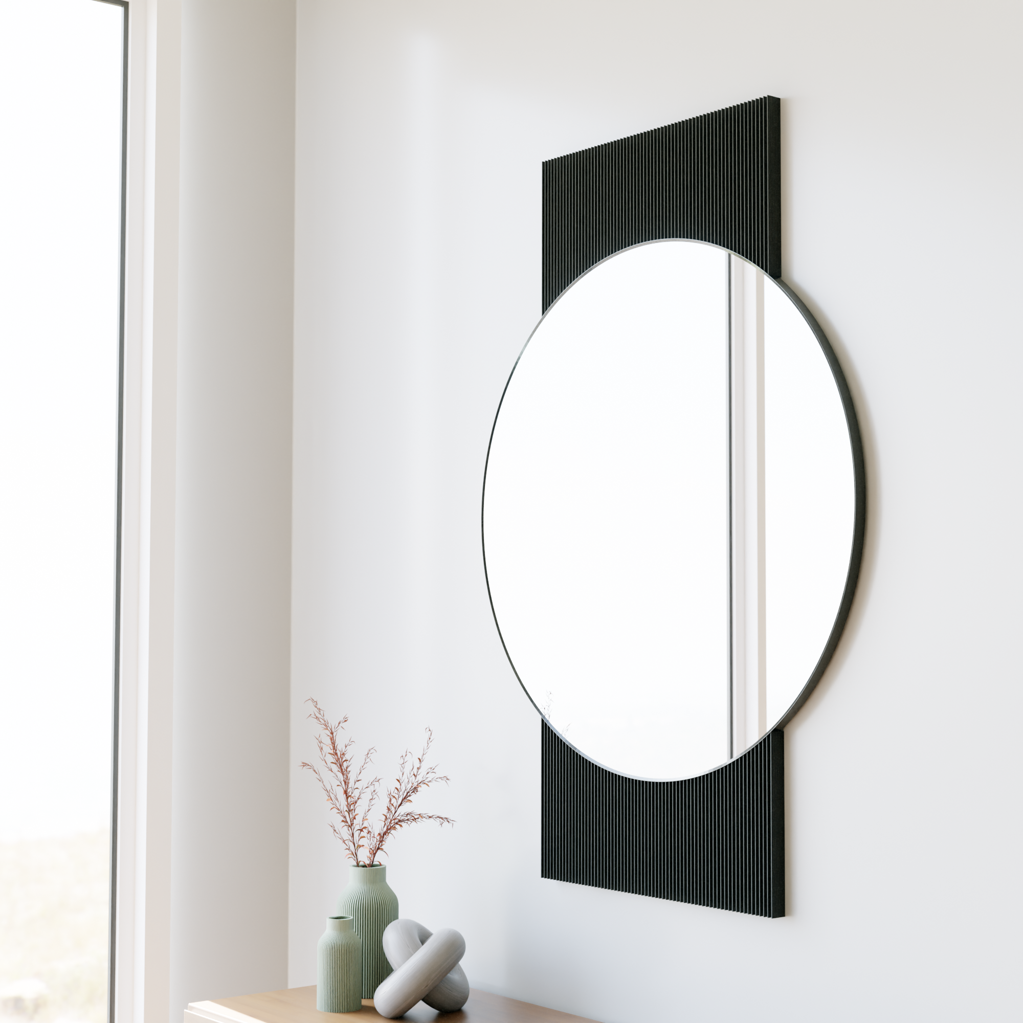 Sol Mirror from Modernized Pottery