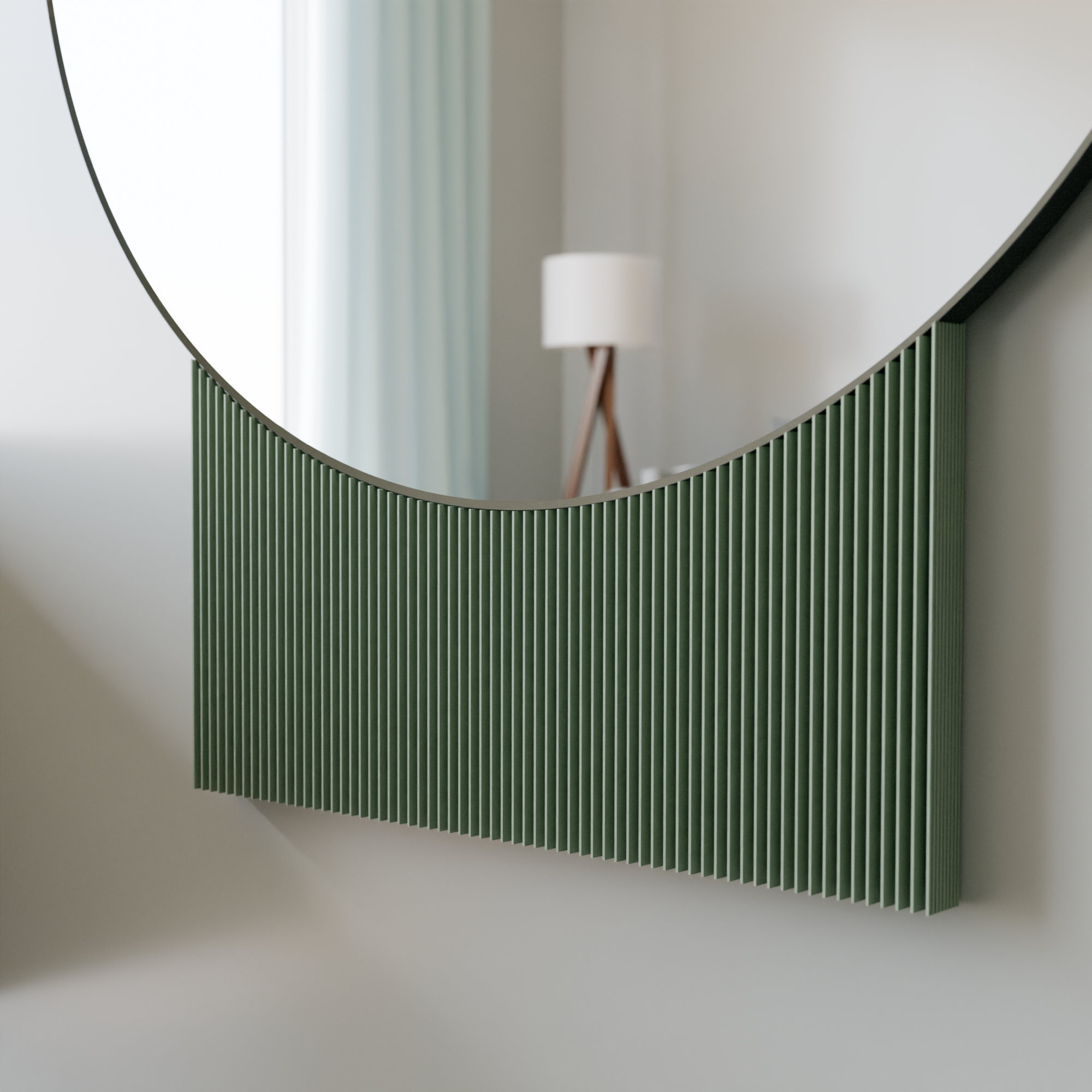 Sol Mirror from Modernized Pottery