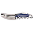 Laguiole Juma lilac corkscrew with violet handle on a white background