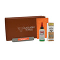 Laguiole knife care kit with oil, wood care, cloth and sharpening stone