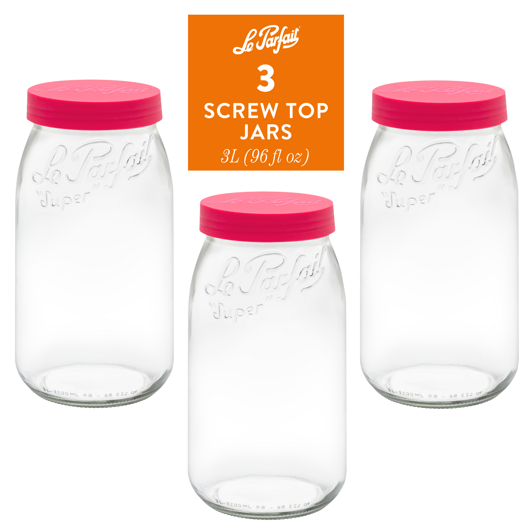 Le Parfait Screw Top Jars