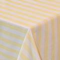 Buttercream Yellow Stripe Tablecloth