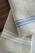 Thieffry Belgian Linen Dishtowel, Blue