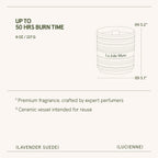 Lucienne - Lavender Suede Candle