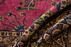 Vintage Meshed Carpet 14.5x18.5, hand-knotted one of a kind piece