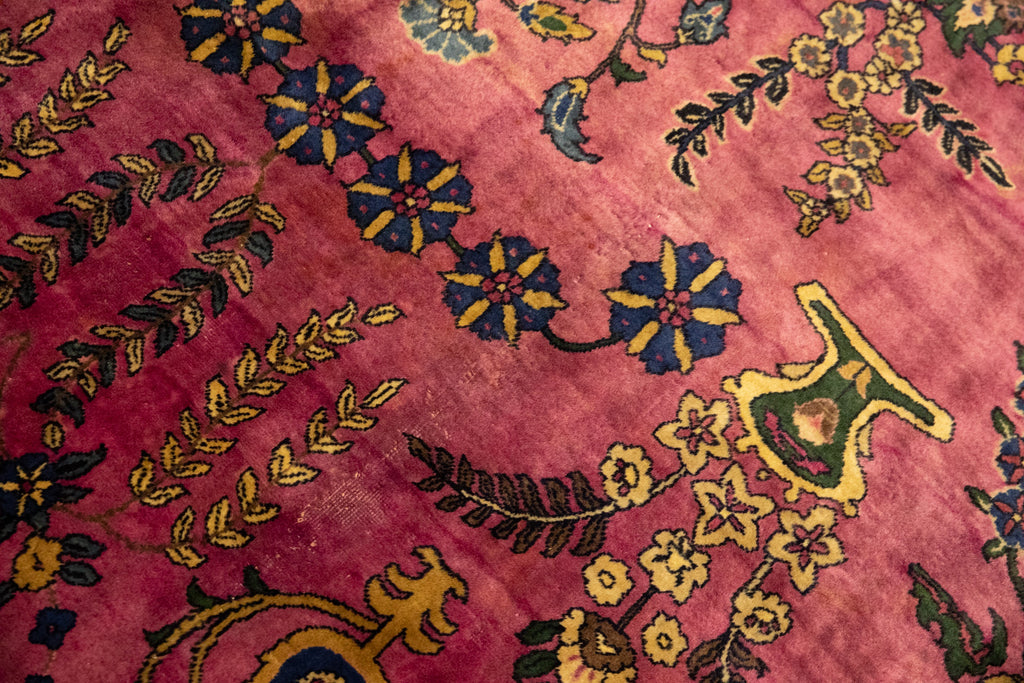 Close-up detail of pattern and pile