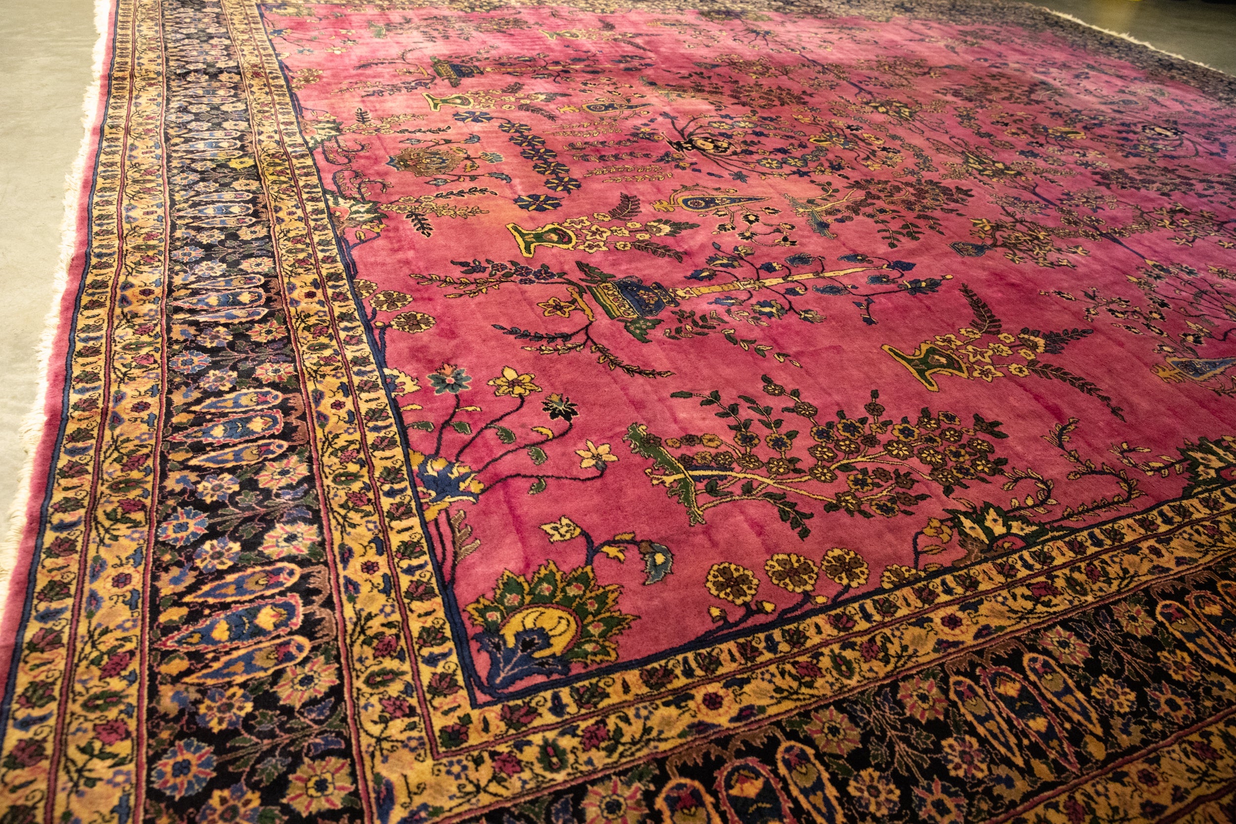Close-up detail of pattern and pile