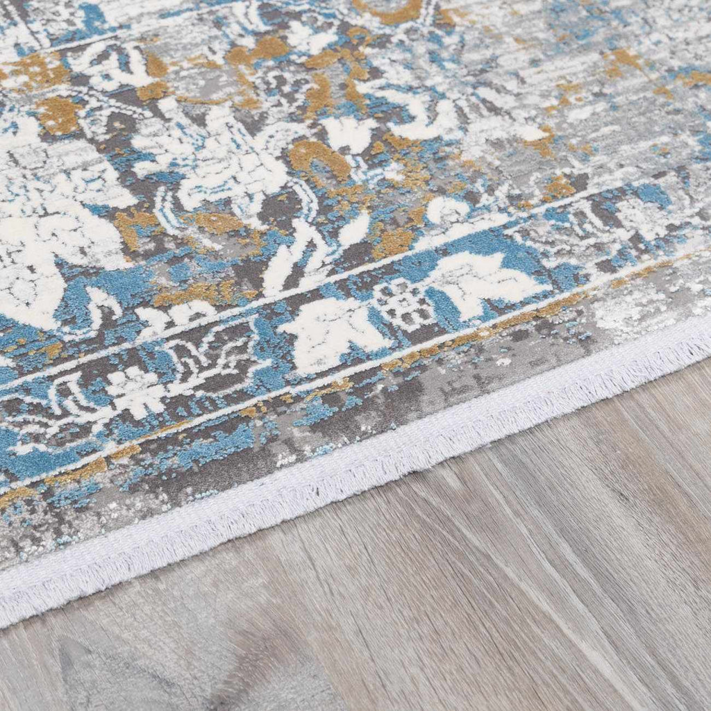 The Halcyra Faux Silk Rug