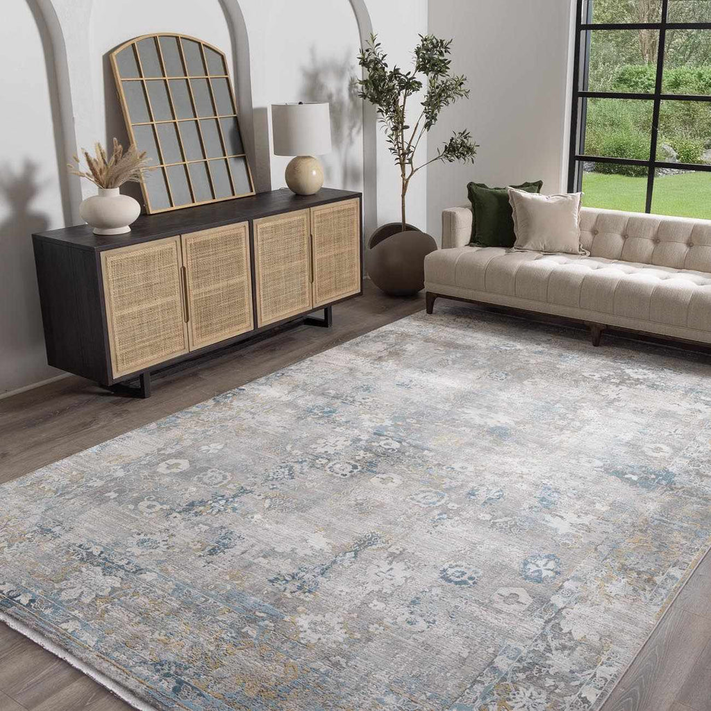 The Halcyra Faux Silk Rug