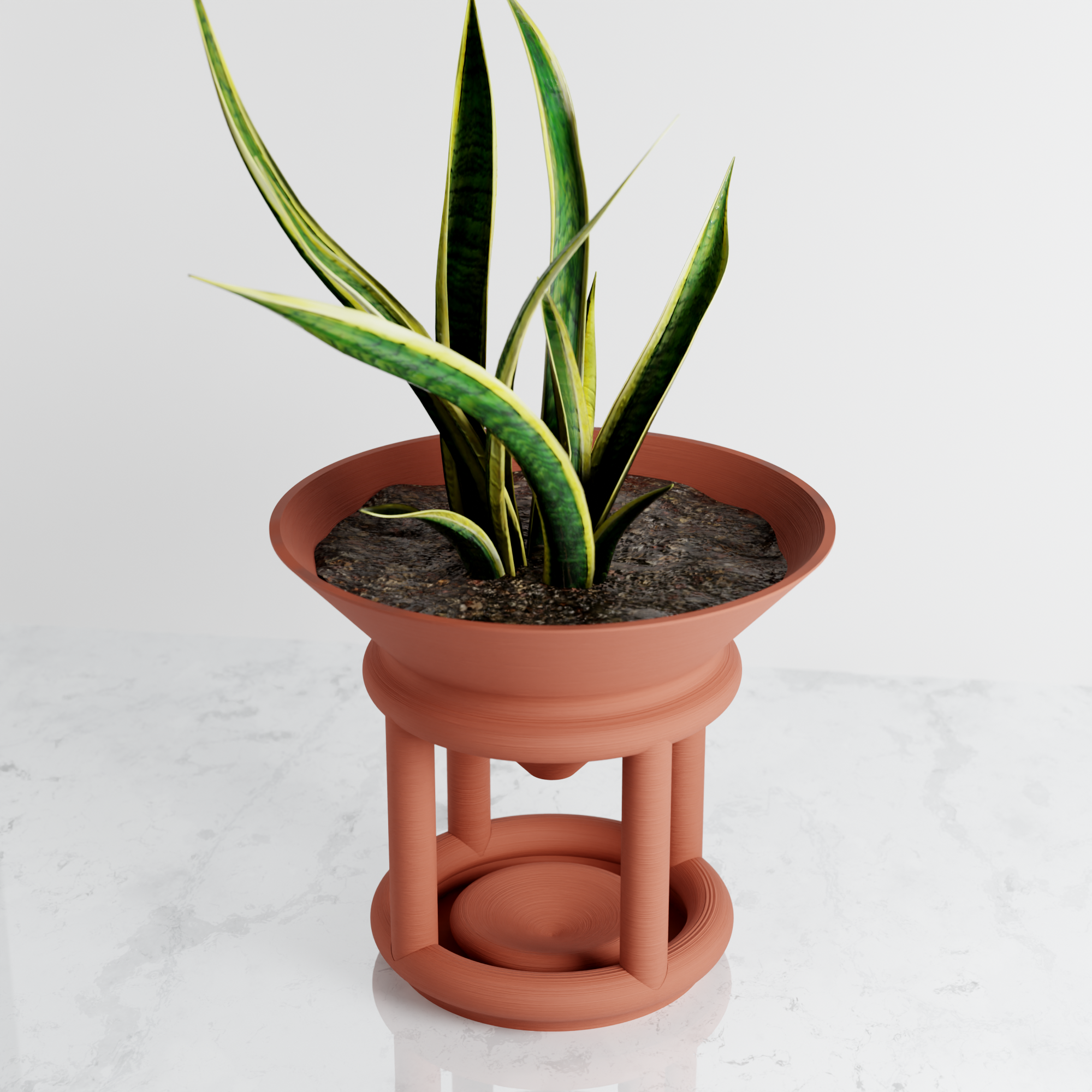 Funnel Planter from Modernized Pottery