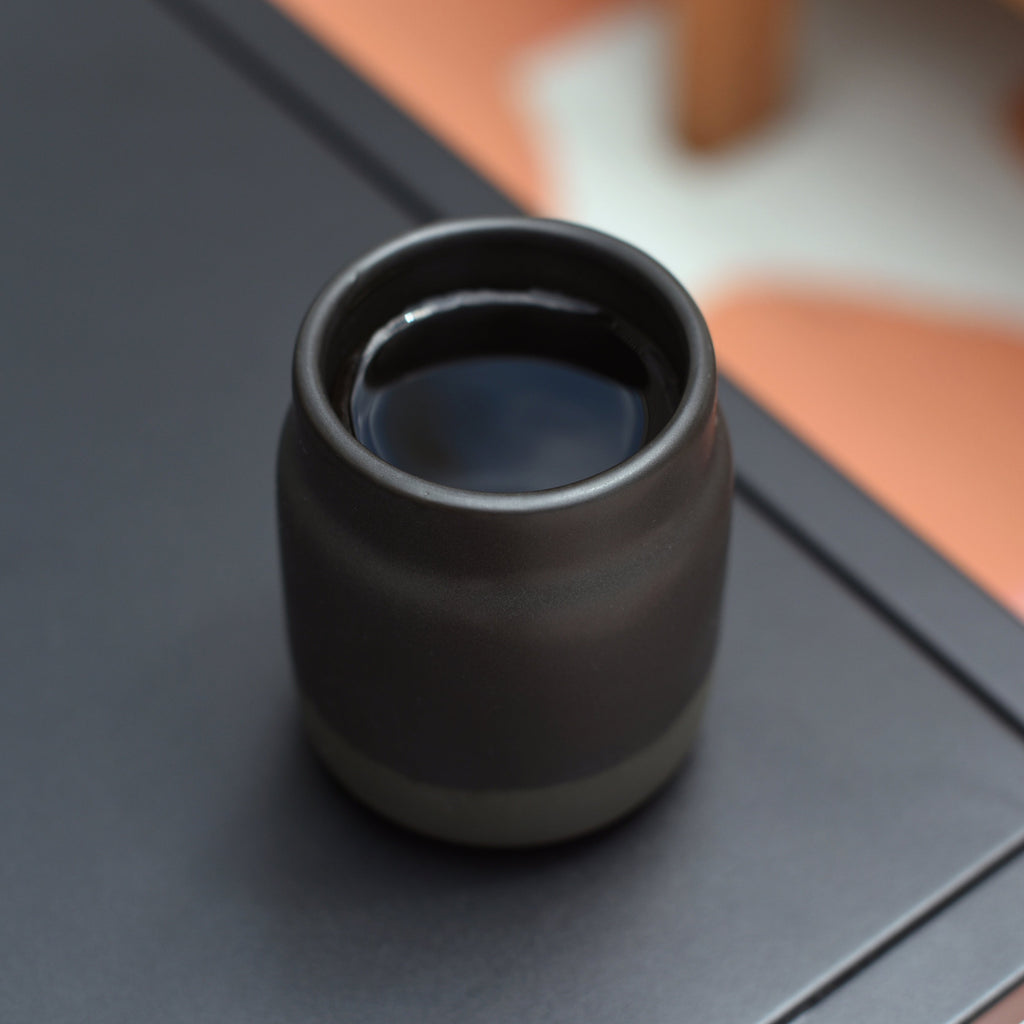 Coffee Tumbler in blue glaze