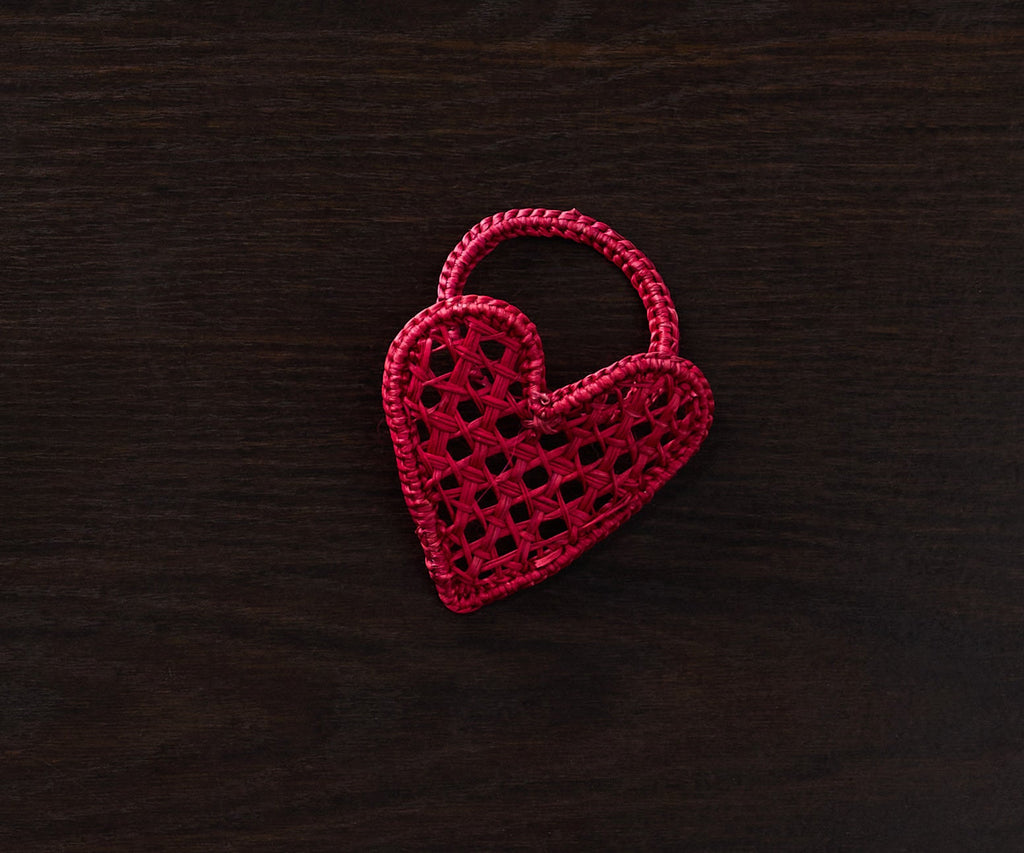 Handwoven Heart Napkin Ring