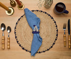Coastal Sailboat Napkin Ring – Handwoven Iraca Palm – Nautical Table Decor from Colombia