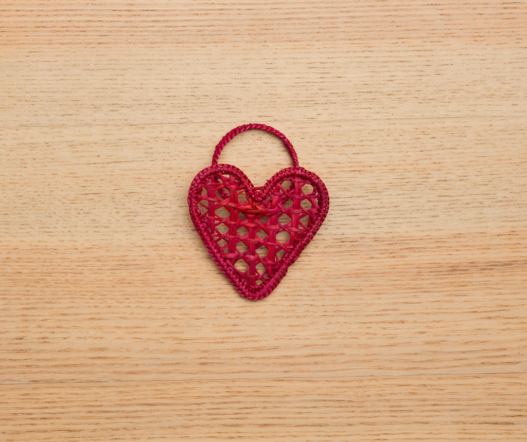 Handwoven Heart Napkin Ring