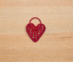 Handwoven Heart Napkin Ring