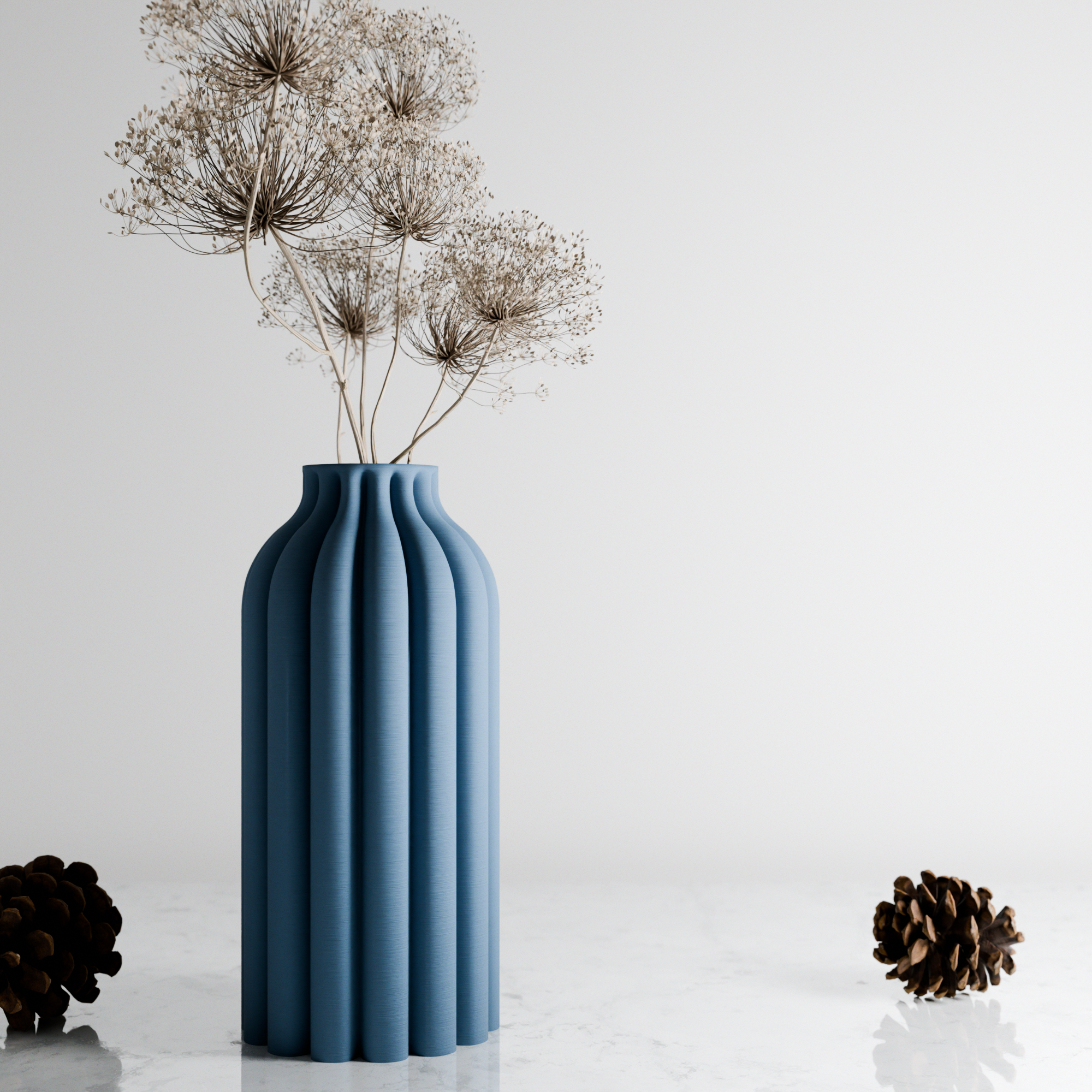 Pillar Vase from Modernized Pottery