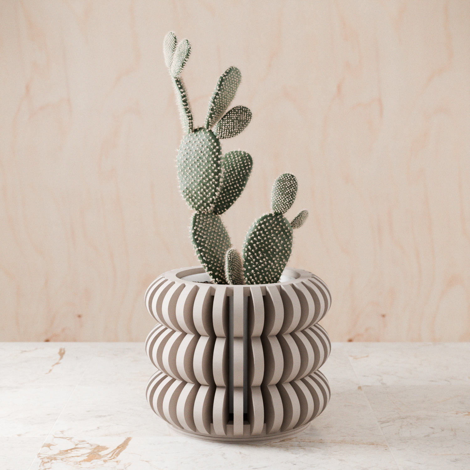 Triple Bubble Orchid Planter from Modernized Pottery