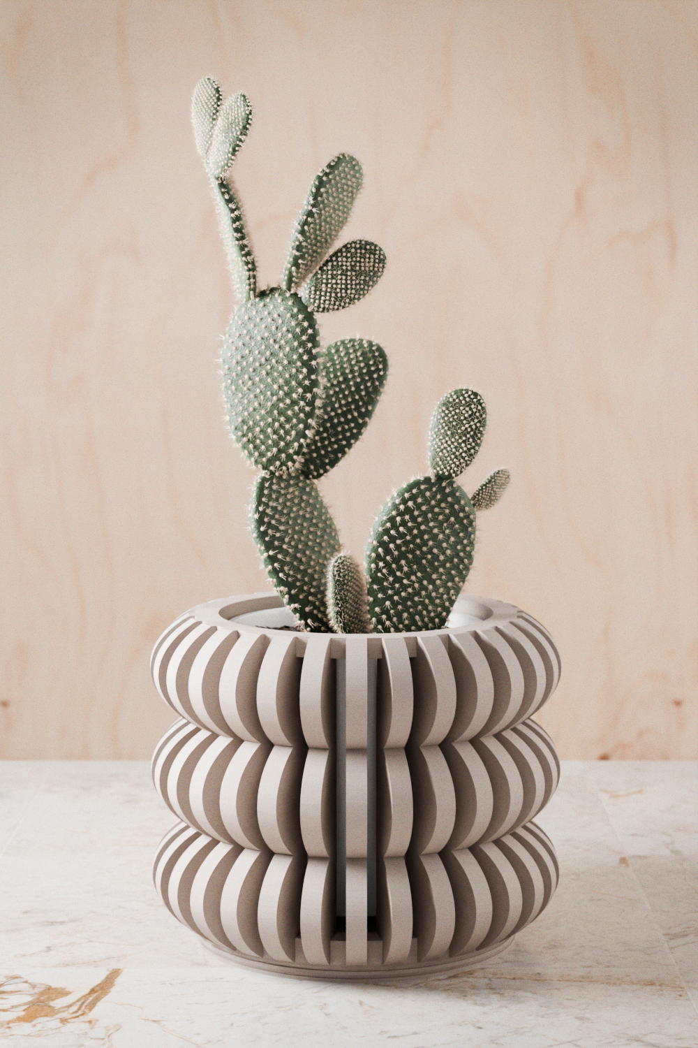 Triple Bubble Orchid Planter from Modernized Pottery