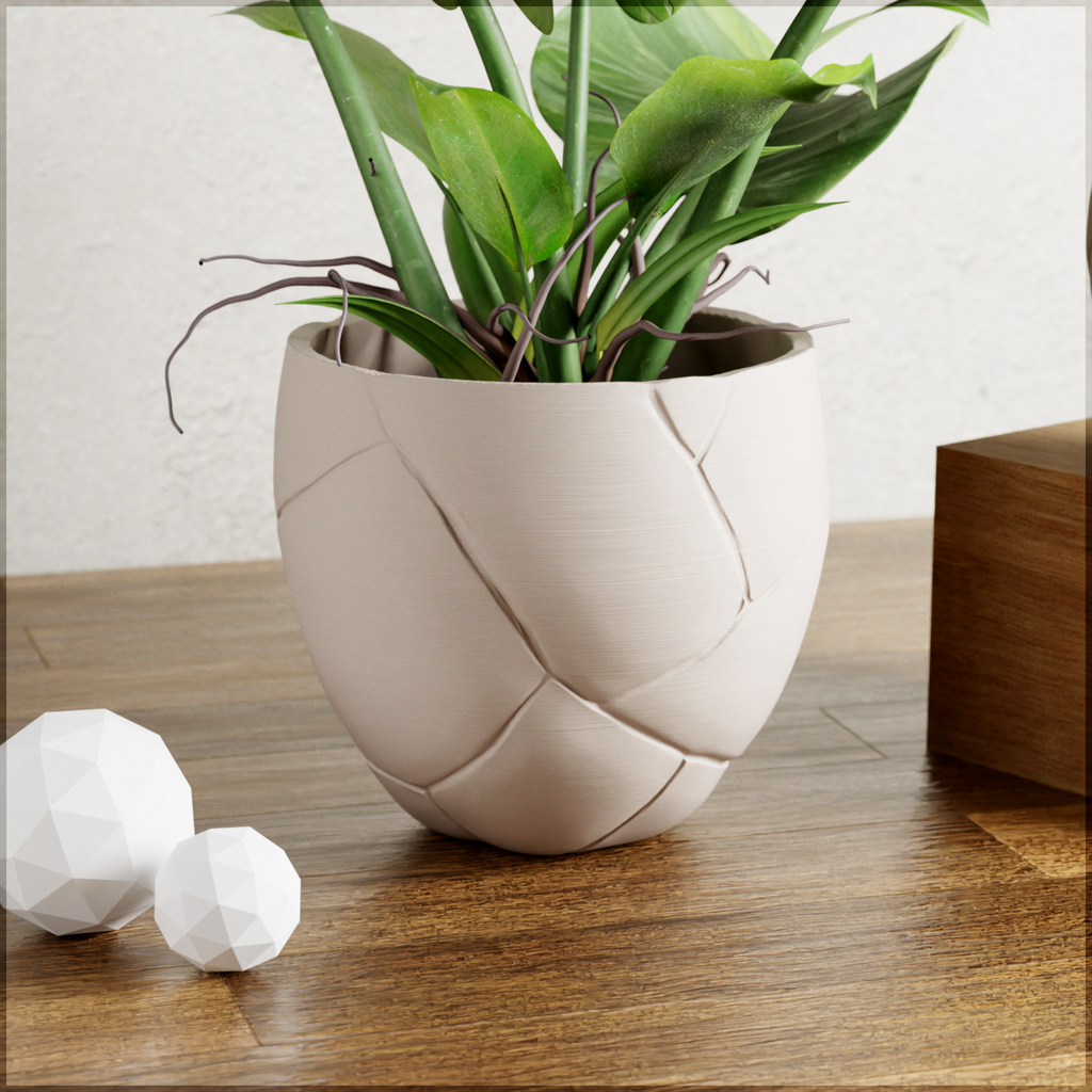 Quake Planter from Modernized Pottery