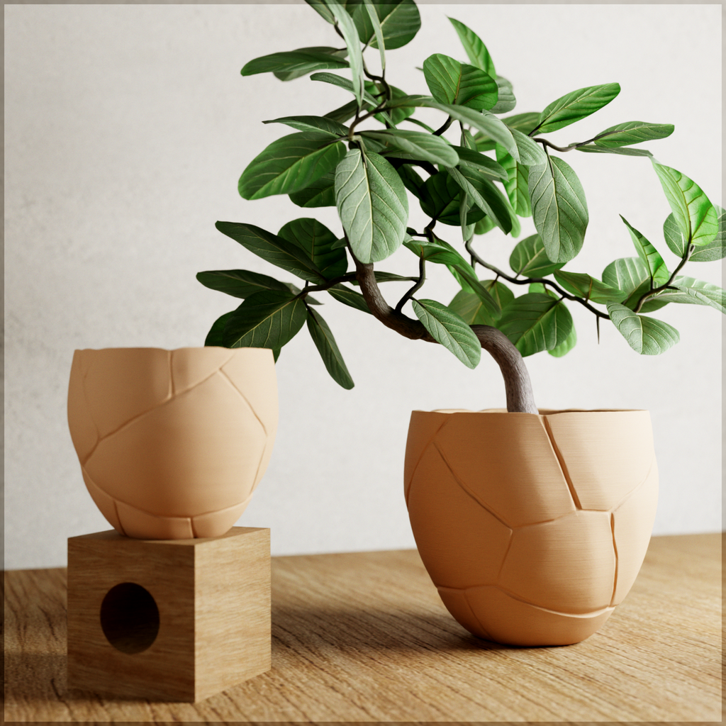 Quake Planter from Modernized Pottery
