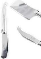 Laguiole 3 Piece Mini Cheese Utensil Set, Stainless Steel in Kraft Paper Box