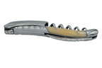 Folded corkscrew showing the carved spine along its length