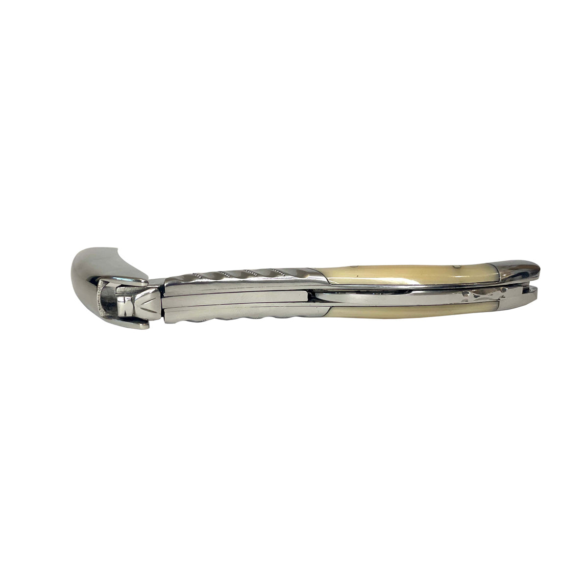 Folded corkscrew seen from the top edge