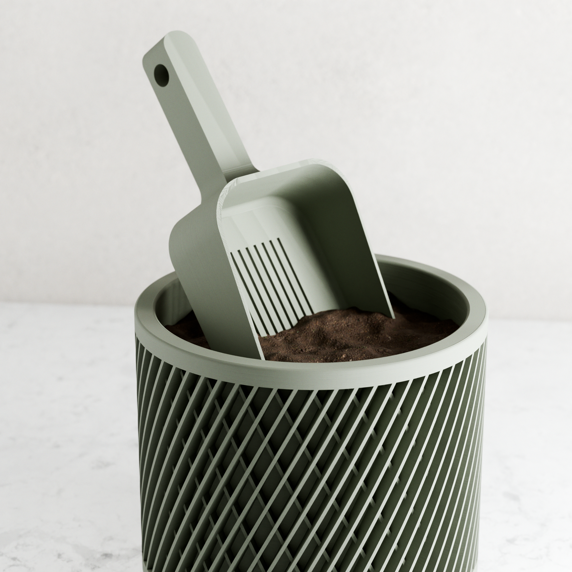 Soil Shovel from Modernized Pottery