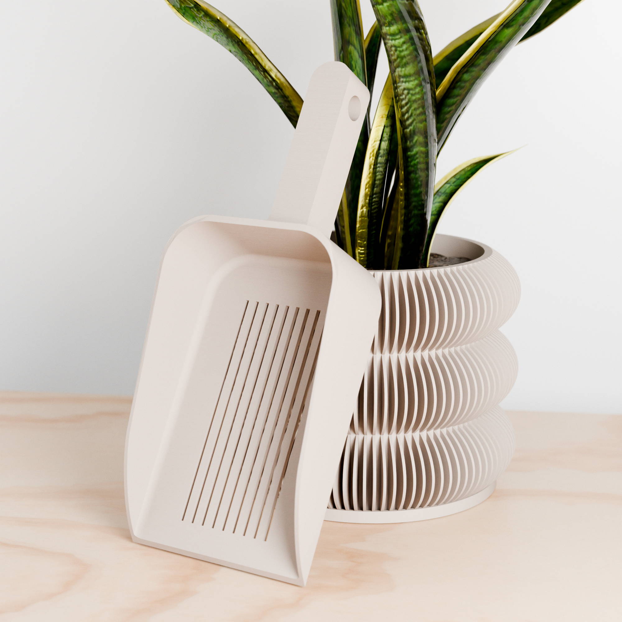 Soil Shovel from Modernized Pottery