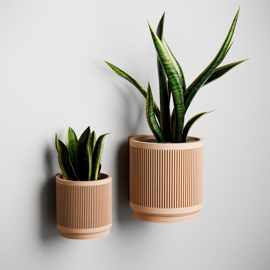 Hanging Stream Wall Planter from Modernized Pottery