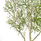 Artificial 7' Olive Tree with Artisan Mediterranean Planter