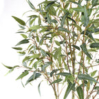 7' Artificial Willow Eucalyptus Tree with Artisan Planter