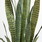 Artificial Snake Plant with Artisan Planter