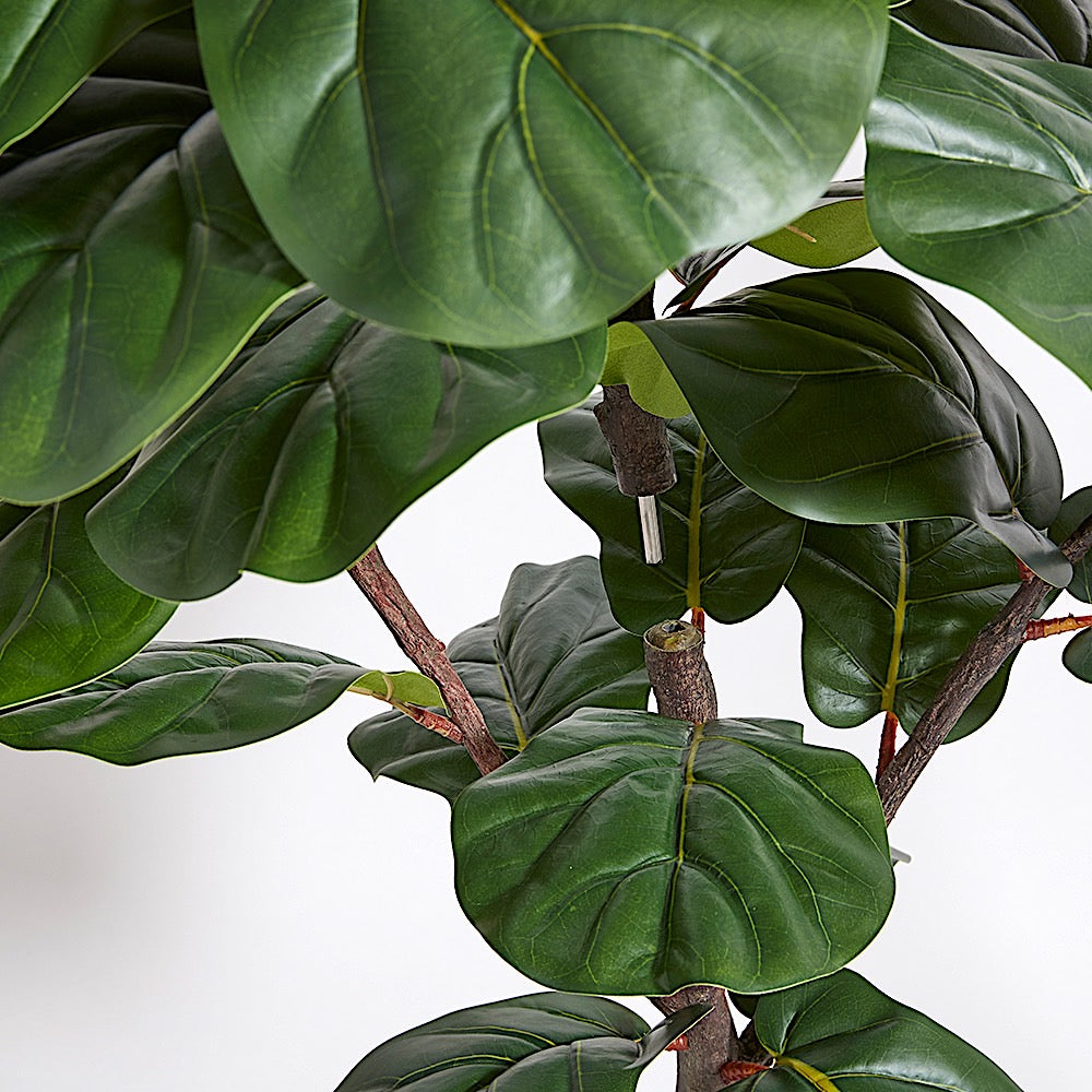 Artificial Fiddle Leaf Fig Tree with Artisan Planter