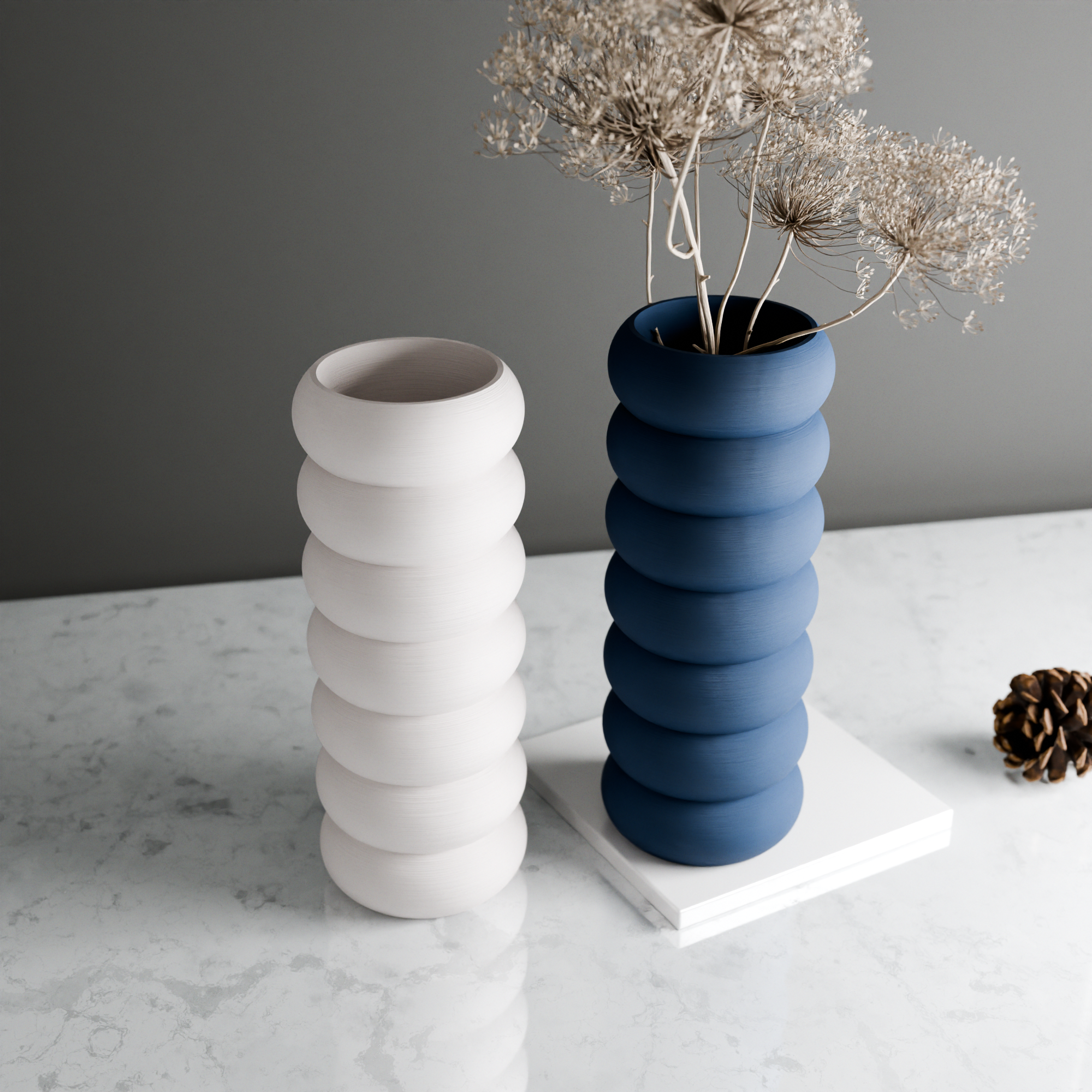 Stacked Vase from Modernized Pottery