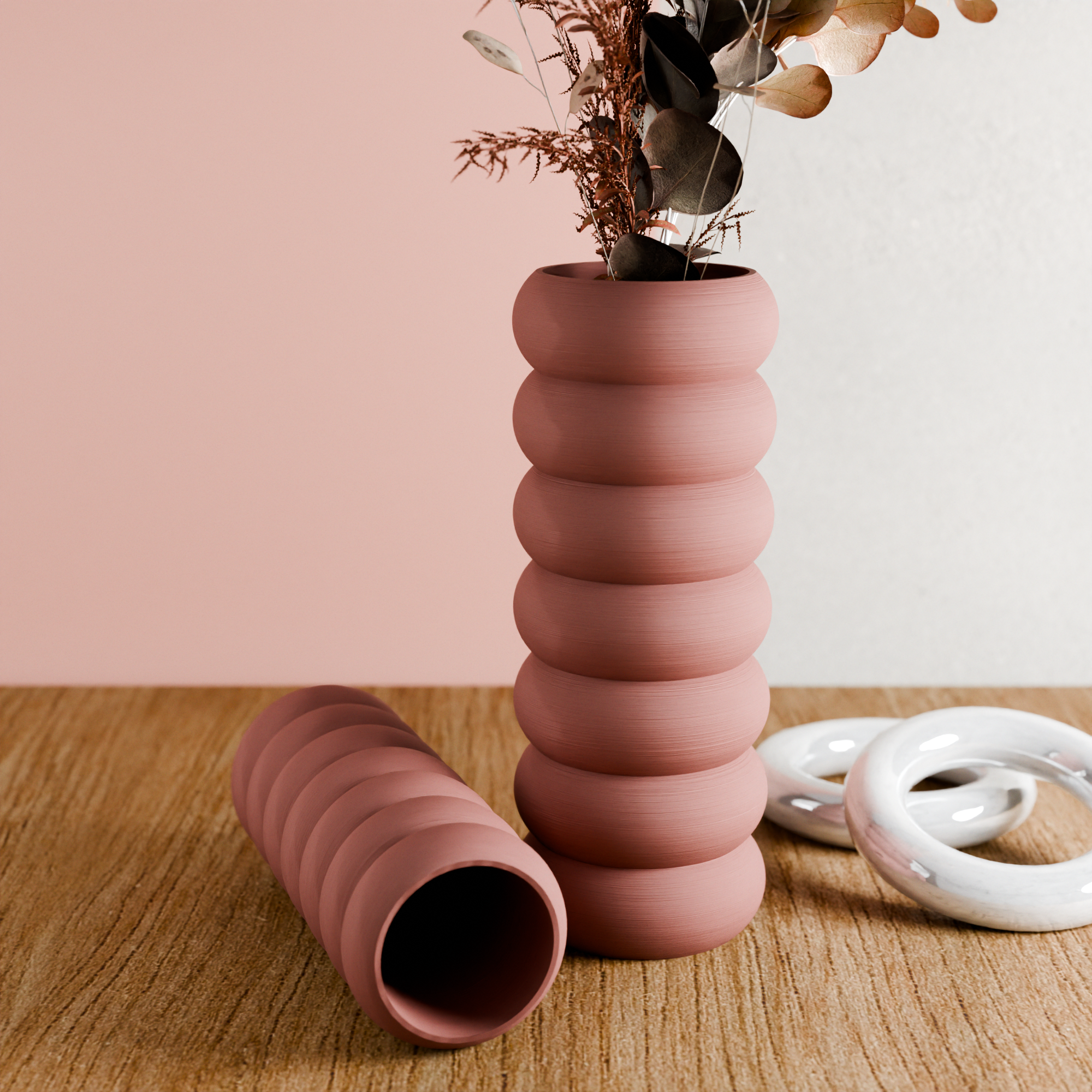 Stacked Vase from Modernized Pottery