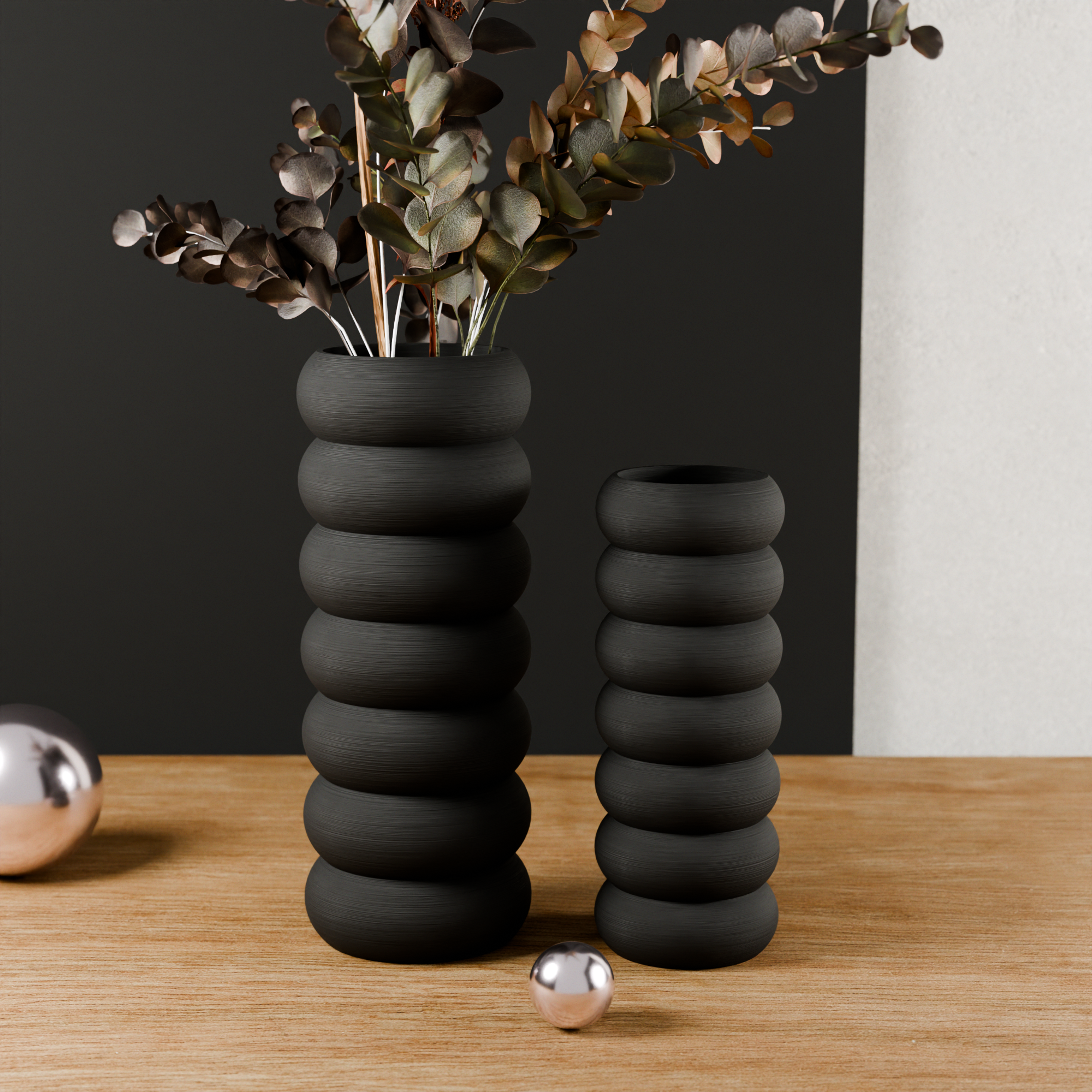 Stacked Vase from Modernized Pottery
