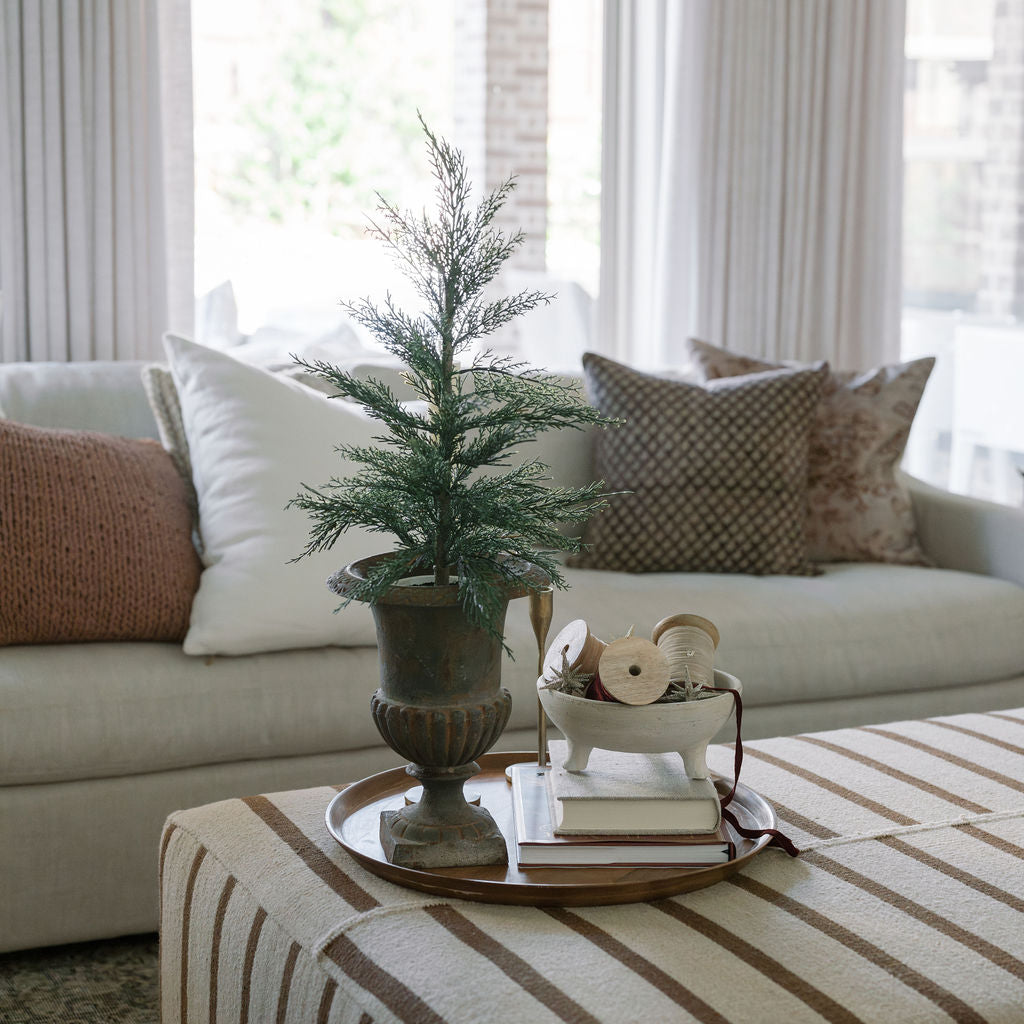 24" / 2’ Artificial Evergreen Cedar Tree Set