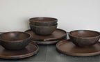 Rust Stoneware Soup Bowl